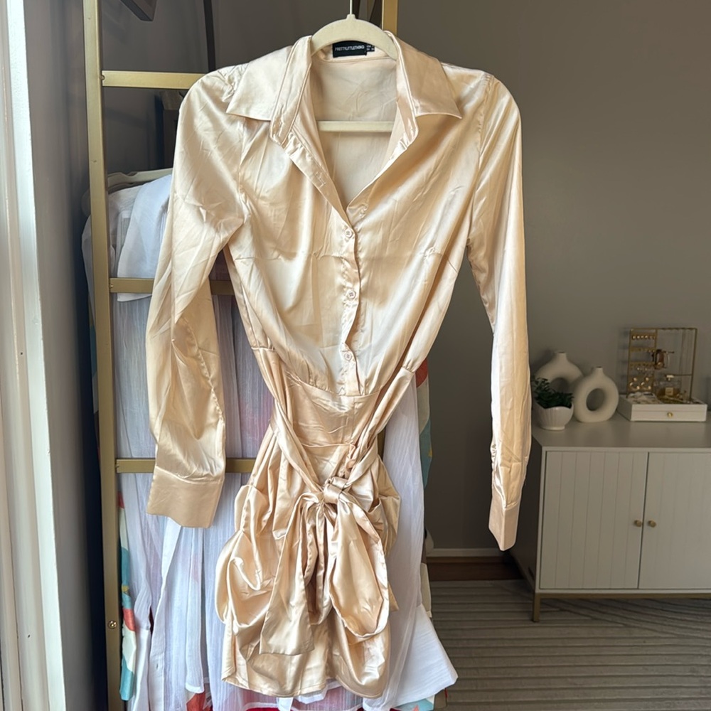 Pretty Little Thing Silk Dress